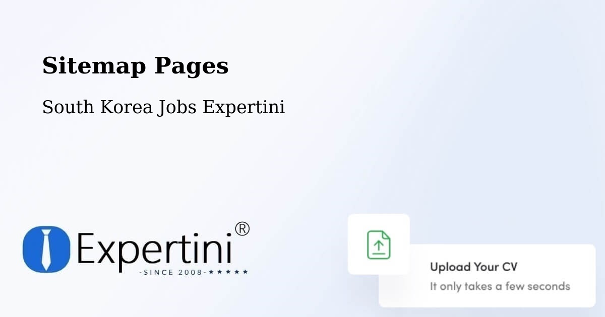 Sitemap Pages - Jongno Gu - South Korea Jobs Expertini