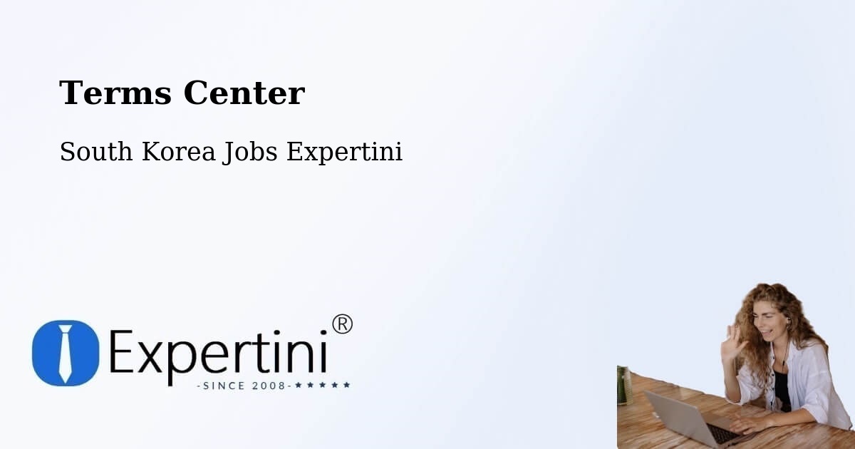 Terms of Service – Jongno Gu - South Korea Jobs Expertini